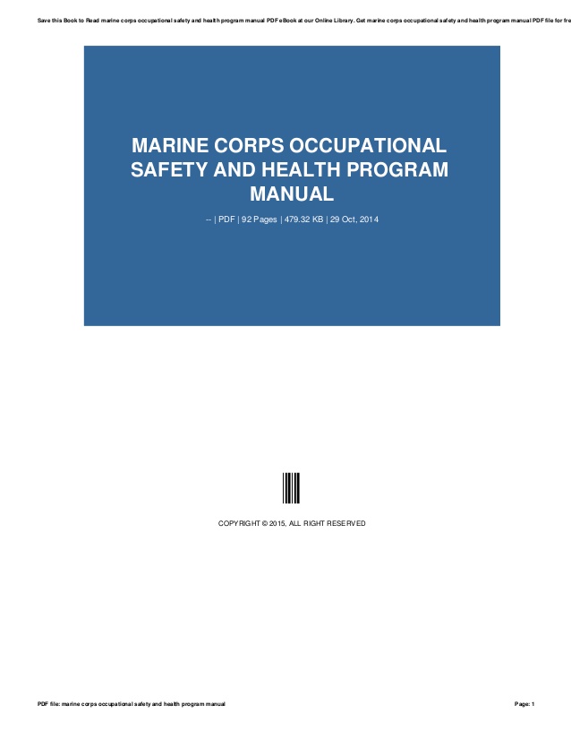 safety and health program manuals